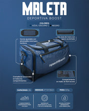 Cargar imagen en el visor de la galería, Mochila Deportiva Boost Azul Oscuro
