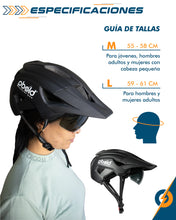Cargar imagen en el visor de la galería, Casco para Bicicleta MTB y Ruta
