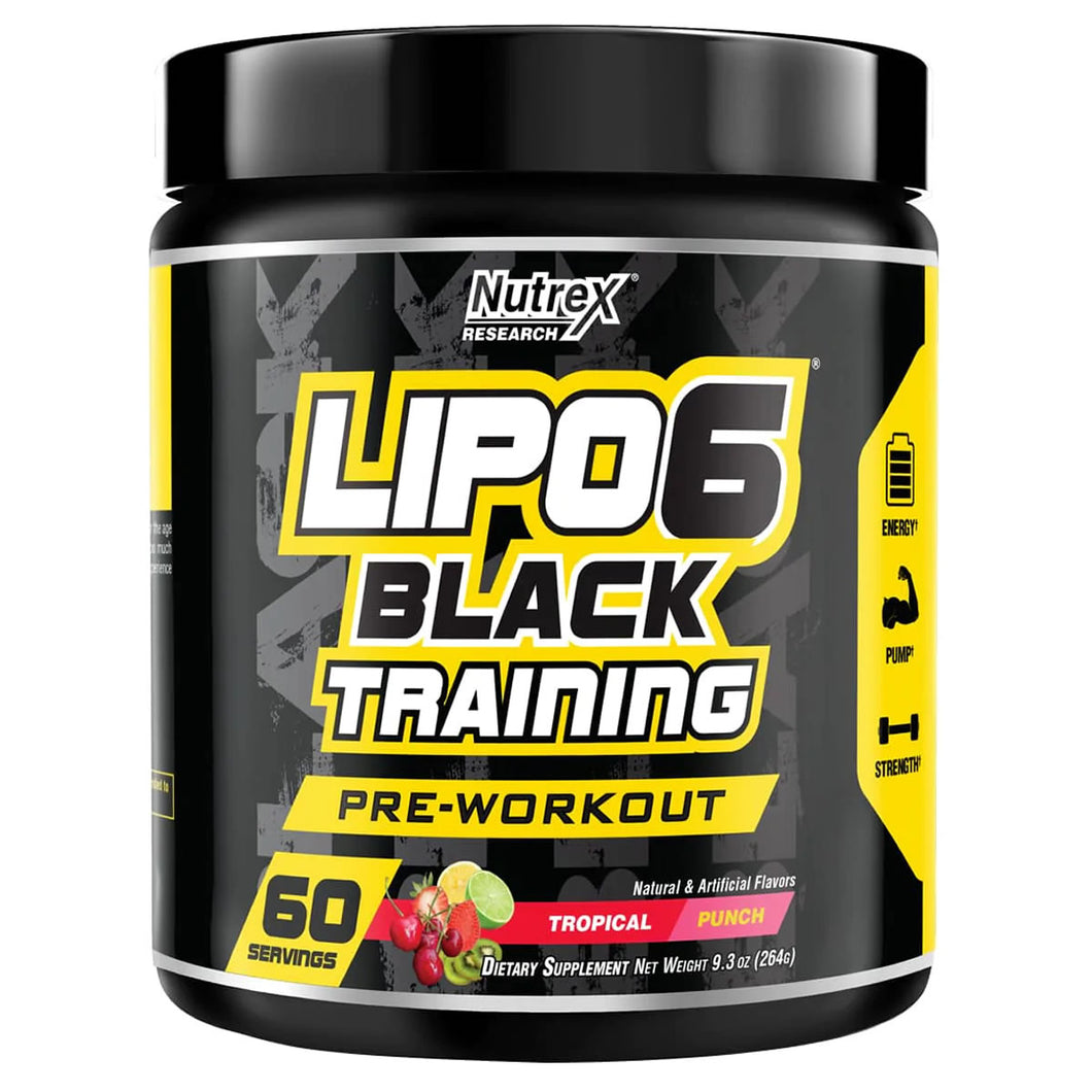 Lipo 6 Black Training · 60 serv Nutrex